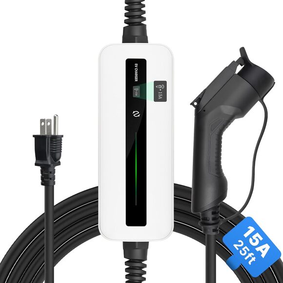 MOREC Portable J1772 EV Charger Level 2 25 ft – Open Box